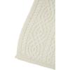 Aran Crafts Women’s Cable Knit Buttoned Cowl Neck Poncho (100% Merino Wool)(Natural)