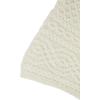 Aran Crafts Women’s Cable Knit Buttoned Cowl Neck Poncho (100% Merino Wool)(Natural)