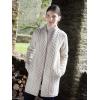 Aran Crafts Women’s Edge to Edge Cardigan Coat (100% Super Soft Merino Wool)(Natural)