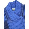 Aran Crafts Women’s Irish Cable Knit One Button Long Cardigan (100% Merino Wool)
