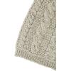 Aran Crafts Women’s Irish Cable Knitted Double Collar Coat (100% Merino Wool)(Parsnip)