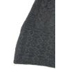Aran Crafts Women’s Irish Cable Knitted Wool Hooded Zip Coat (100% Merino Wool)(Charcoal)