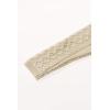 Aran Crafts Women’s Irish Cable Knitted Wool Side Zip Cardigan (100% Merino Wool)(Natural)