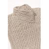 Aran Crafts Women’s Irish Cable Knitted Wool Side Zip Cardigan (100% Merino Wool)(Parsnip)