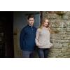 Aran Crafts Women’s Irish Cable Knitted Wool Side Zip Cardigan (100% Merino Wool)(Parsnip)