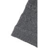 Aran Crafts Women’s Irish Soft Cable Knitted Poncho Cape (100% Merino Wool)(Charcoal)