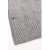 Aran Crafts Women’s Irish Soft Cable Knitted Side Zip Coat (100% Merino Wool)(Soft Grey)