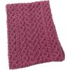 Aran Crafts Women’s Knit Soft Heart Pattern Scarf (100% Super Soft Merino Wool)(Magenta)