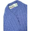 Aran Crafts Women’s One Size Cable Knit Natural Pocket Shawl (100% Merino Wool)