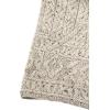 Aran Crafts Women’s Soft Cable Knit Honeycomb Hood Cardigan (100% Merino Wool)(Oatmeal)