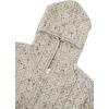 Aran Crafts Women’s Soft Cable Knit Honeycomb Hood Cardigan (100% Merino Wool)(Oatmeal)