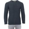 Aran Crafts Aran Crew Neck Sweater (100% Wool)(Blackwatch)