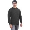 Aran Crafts Plain Crew Neck Sweater (100% Wool)(Charcoal)