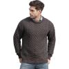 Aran Crafts Unisex Irish Cable Knitted Crew Neck Sweater (100% Merino Wool)(Charcoal)