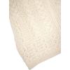 Aran Crafts Irish Women’s Double Collar Zip Cardigan (100% Merino Wool)(Natural)