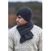 Aran Crafts Women’s Cable Knit Heart Pattern Hat (100% Super Soft Merino Wool)