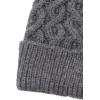 Aran Crafts Women’s Cable Knit Heart Pattern Hat (100% Super Soft Merino Wool)