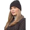 Aran Crafts Women’s Cable Knit Heart Pattern Hat (100% Super Soft Merino Wool)