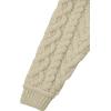 Aran Crafts Kid’s Irish Soft Cable Knit Heart Design Long Sleeve Sweater (100% Merino Wool)