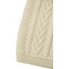 Aran Crafts Kid’s Irish Soft Cable Knit Heart Design Long Sleeve Sweater (100% Merino Wool)