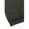Aran Crafts Men’s Irish Cable Knitted Crew Neck with Tweed (100% Merino Wool)(Army Green)