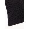 Aran Crafts Women’s Cable Knit Comfortable Side Zip Hoodie (100% Merino Wool)(Black)