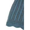 Aran Crafts Women’s Cable Knit Long Button Cardigan Coat (100% Merino Wool)(Mallard Mix)