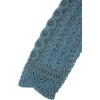 Aran Crafts Women’s Cable Knit Long Button Cardigan Coat (100% Merino Wool)(Mallard Mix)